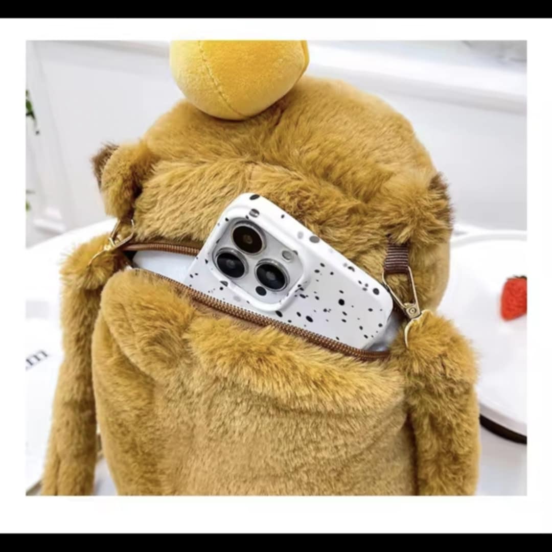 30cm Capybara Plush Backpack - Kawaii Mini Shoulder Bag for Women & Gifts