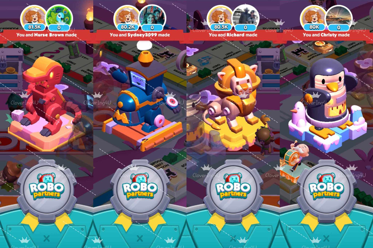 25 May | Monopoly Go GINGERBREAD PARTNERS Event - 8OK POINTS | Full Carry Fast & Trusted