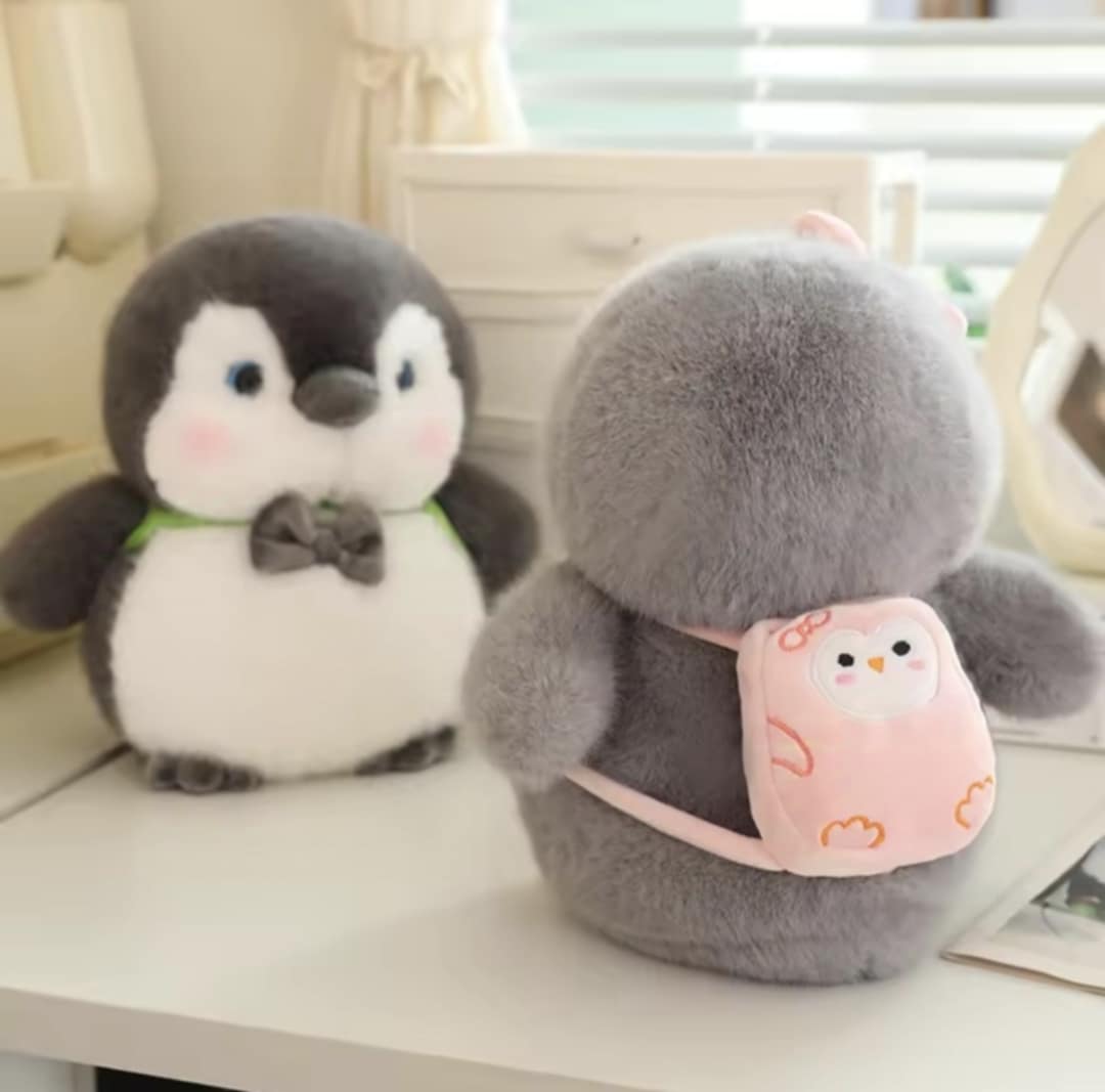 Soft Penguin Plush Toy - Cute 25/35cm Stuffed Doll for Home Decor & Gifts