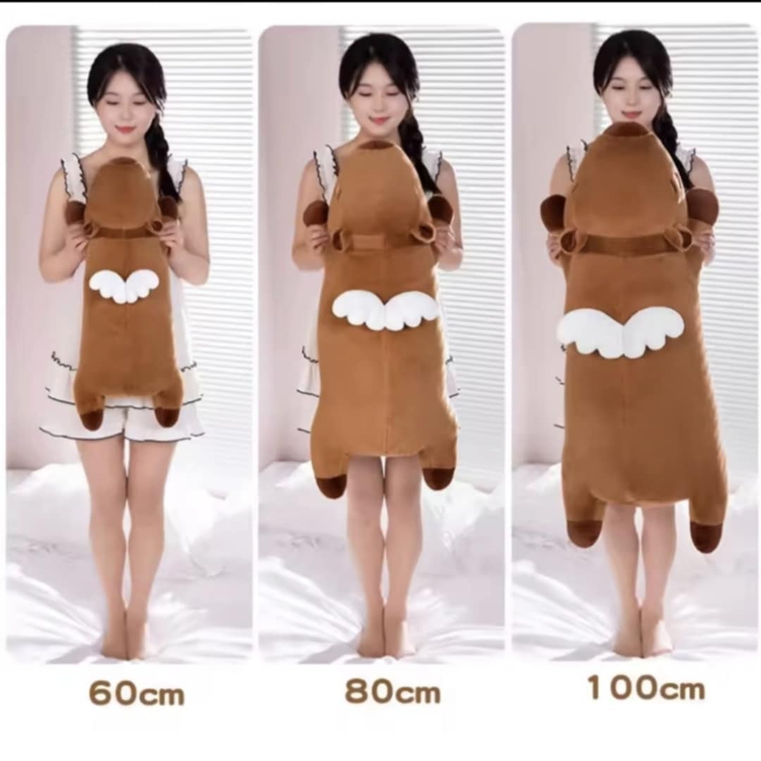 Kawaii Capybara Plush Pillow Size