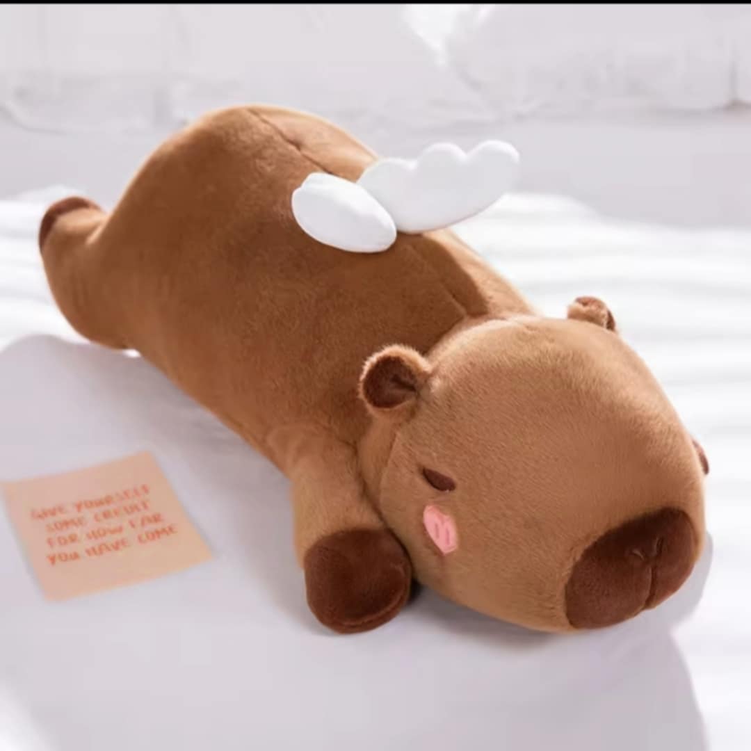 Kawaii Capybara Plush Pillow Wings