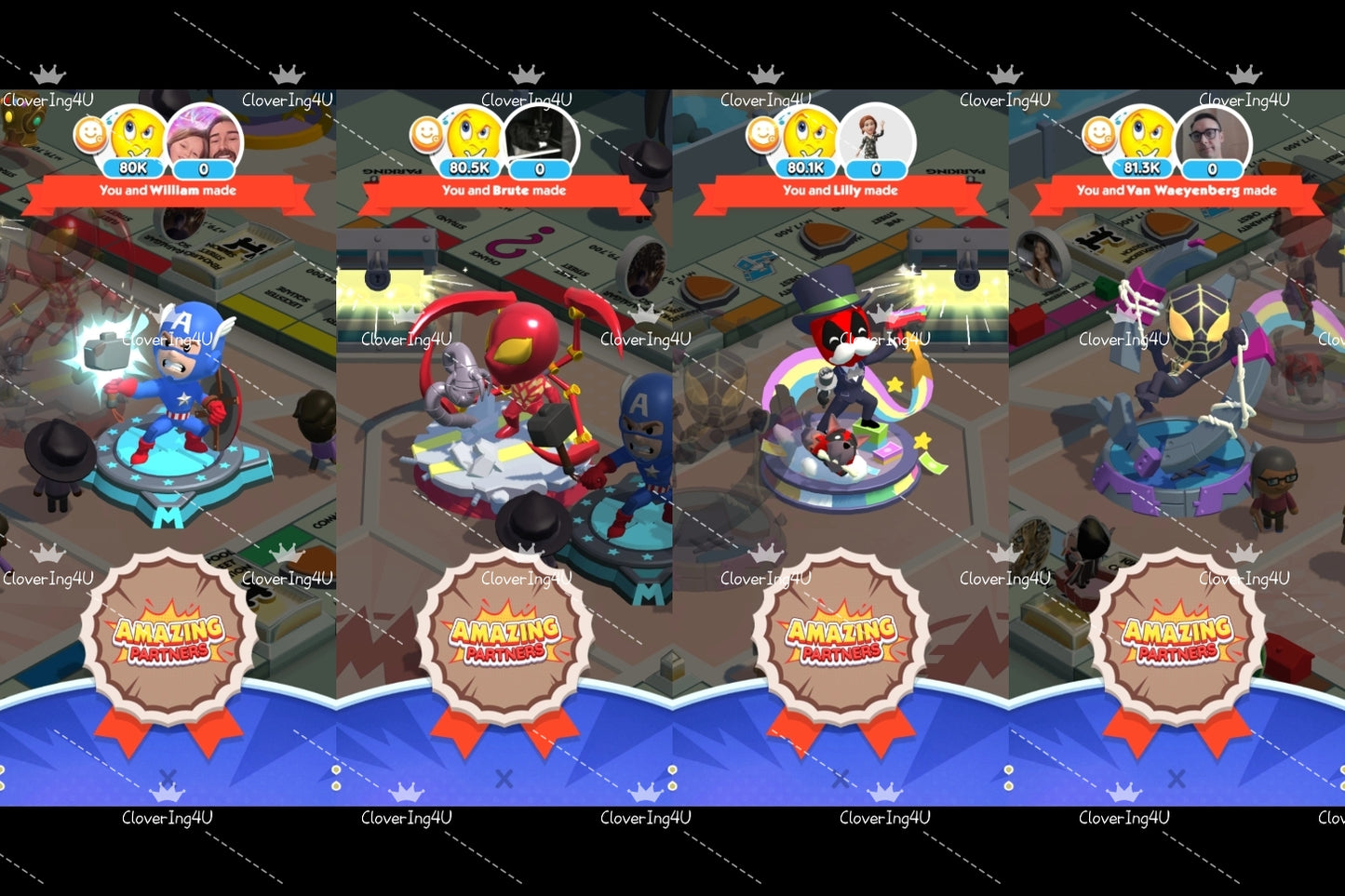 25 May | Monopoly Go GINGERBREAD PARTNERS Event - 8OK POINTS | Full Carry Fast & Trusted