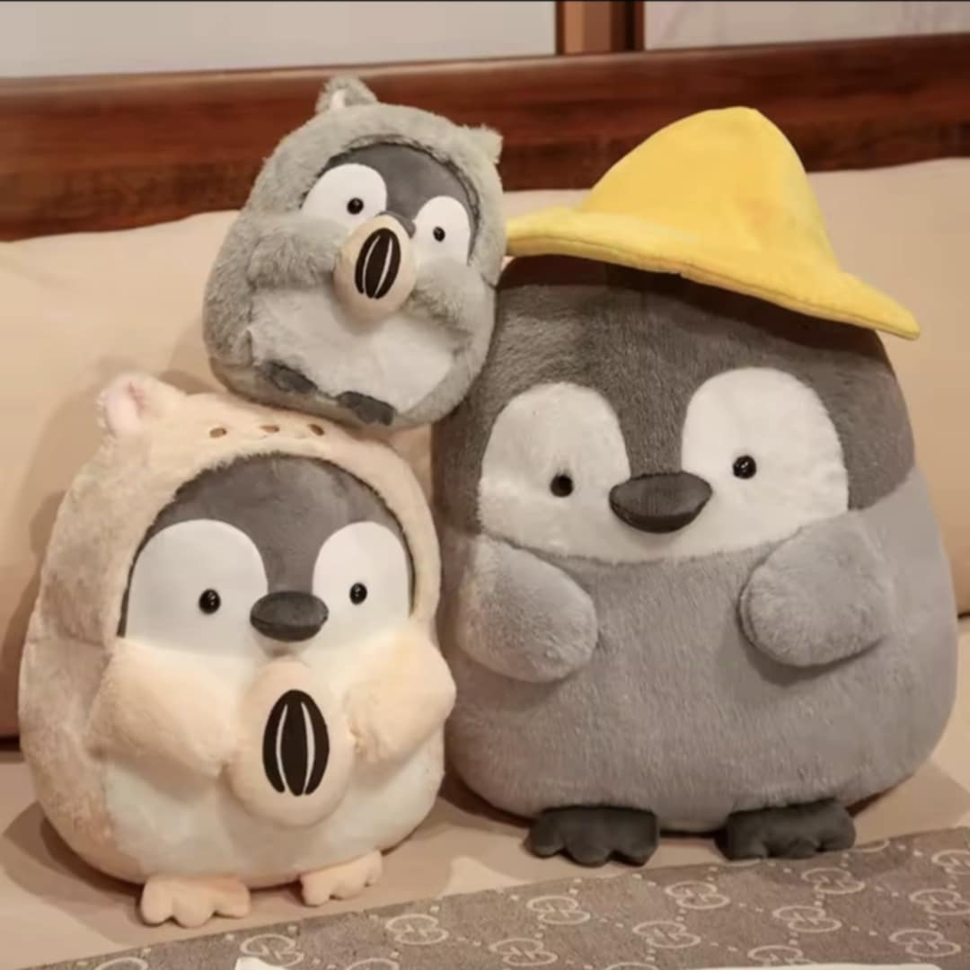 New Big Cute Penguin With Melon Seeds Plush Doll