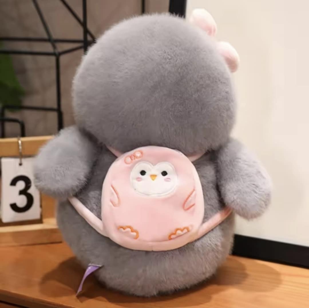 Penguin with backpack