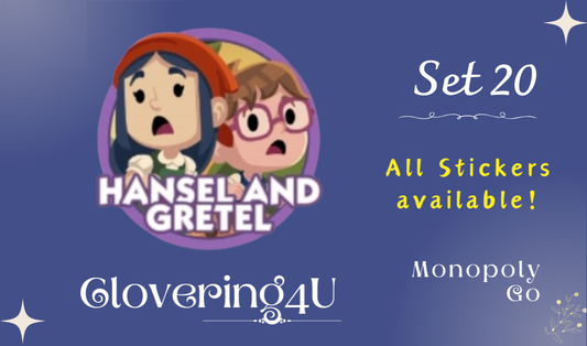 SET 20 (Hansel and Gretel) - MONOPOLY GO STICKERS | LEGIT & TRUSTED!